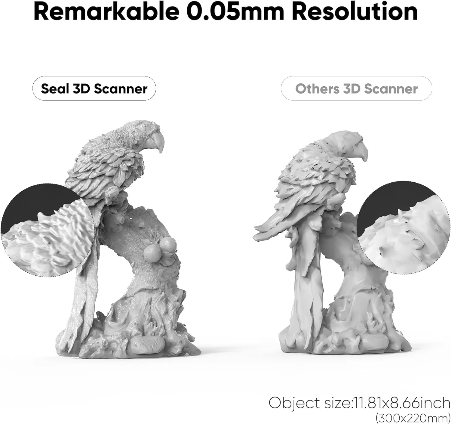 NOVA3D Seal Lite 3D Scanner for 3D Printing Handheld 3D Printer Scanner with Up to 0.02mm Precision
