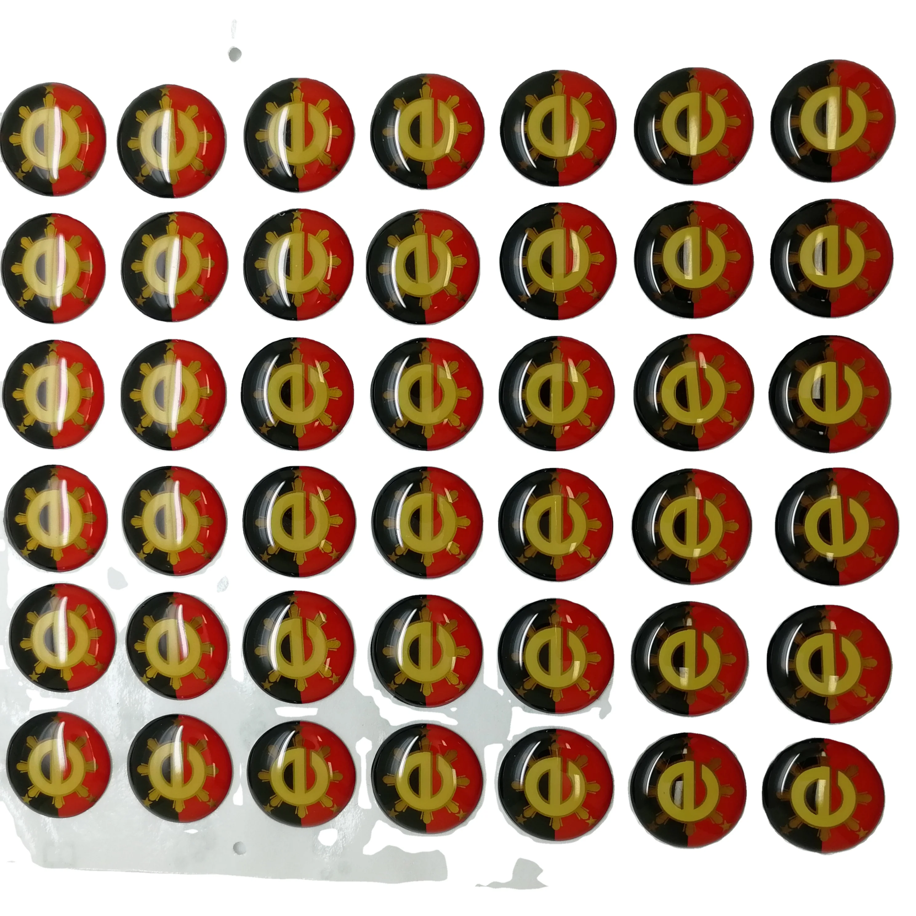 
Decorative custom 3D clear soft or hard domed resin label colorful circle oval rectangle epoxy resin stickers with your own logo 