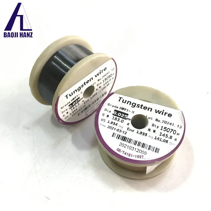 99.95% чистый вольфрамовый провод wolfram