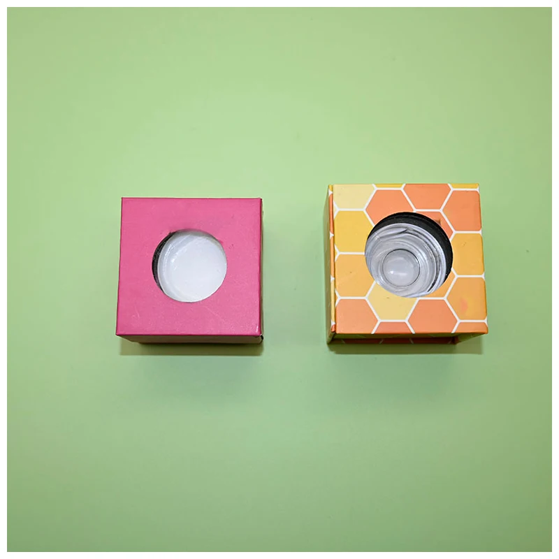 Glass Jars Or Cosmetics Packaging Boxes Concentrated  Container Glass Jar Paper Packaging Box With Cover