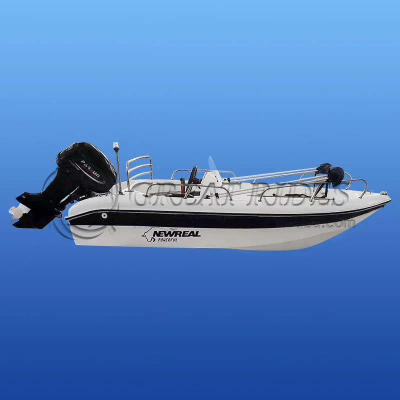 Factory Direct 4 Seats Speed Boat Jet Boat Made Fiberglass V-Hull for Water Sports and Recreation