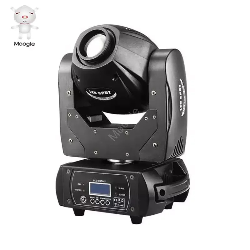 Moogle Factory stage lighting equipment led spot 60w prism DMX512 60w led moving head for party lights