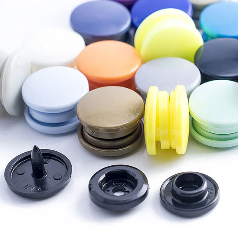 Factory Wholesale Eco-friendly Custom Resin Snap Fastener T3 T5 T8 Plastic Snap Button