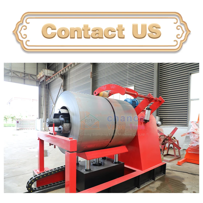 LIMING manufacturer wholesales and supplies 10 tons of automatic hydraulic high efficiency uncoiler machine