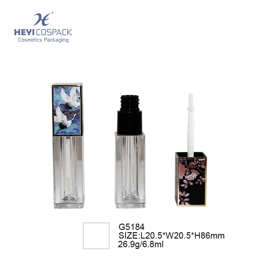 
Wholesale cosmetic lip gloss bottle / case packaging clear custom lip gloss tubes 