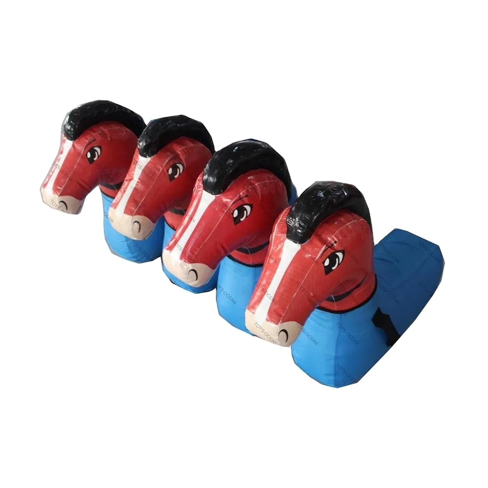 Надувная лодка с рисунком «Пони» для гоночных пони прыжков для верховой езды игры для детей и взрослых