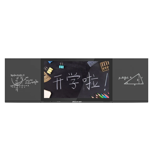 
Really 75 Inch LED Digital Electronic Smart Blackboard All-in-one Pc Touch Screen Interactive Blackboard for School Teaching 10 