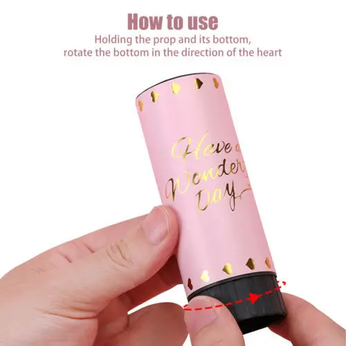 DIY Handheld Confetti Pop Cannon Streamers Spray Can Fireworks Tube Spring Salute Birthday Wedding Graduation Party