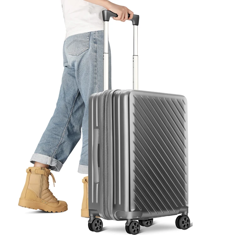 ABS PC hard shell carry on luggage set USB charge and TSA lock high quality luggage suitcase