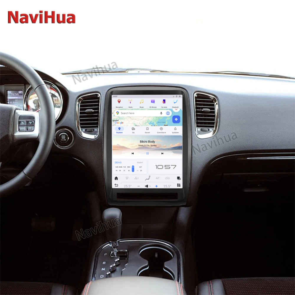 NaviHua new arrival 13.8 Inch Touch Screen Car DVD Player Android GPS Navigation System GPS For Dodge Durango 2011 2013
