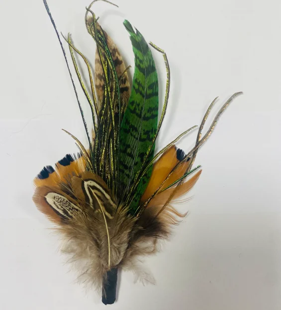 DIY Fascinator Curly Feather Pick Hat Embellishments DIY girls Hair Accessories U Pick Color