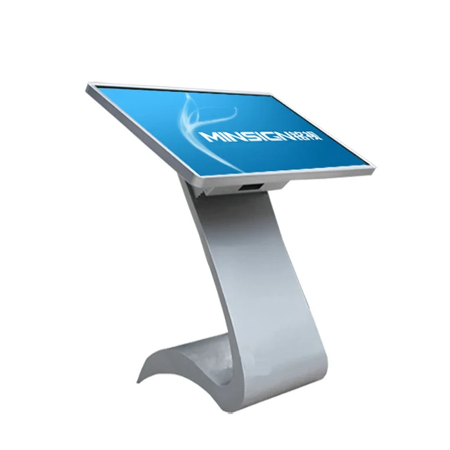 Free Standing Android Digital Multi Touch Screen All In One PC Information Kiosk Indoor