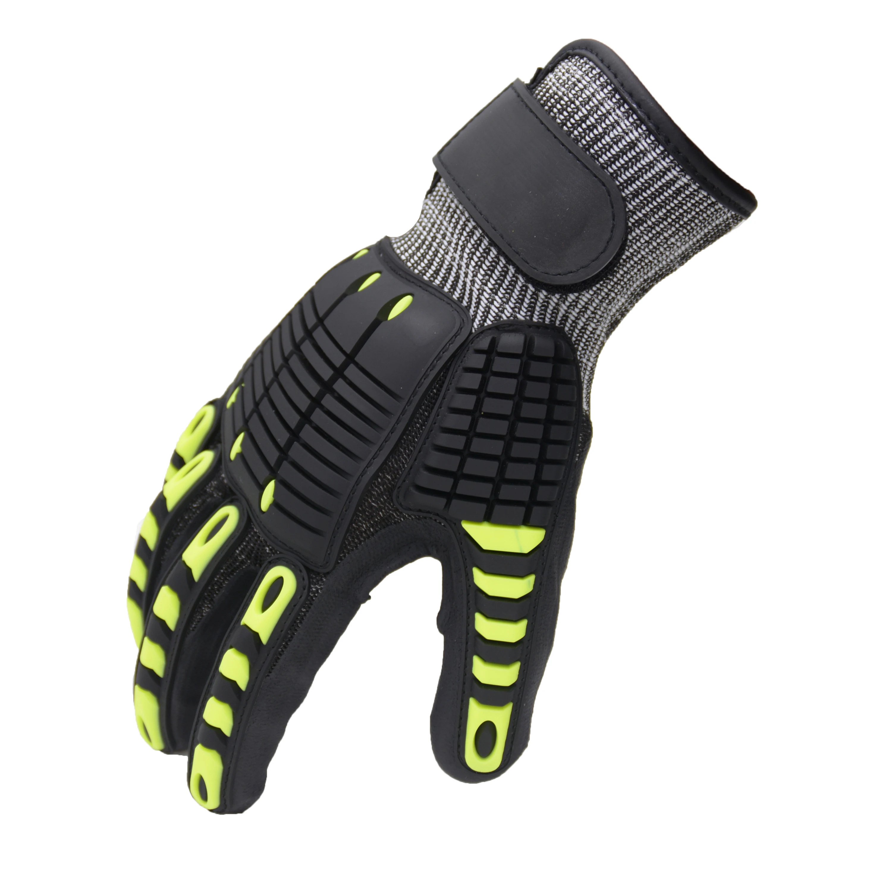 HANDLANDY Safety Working Dipped Cut Resistant Gloves dipping machine,steel cut resistant liner grip gloves