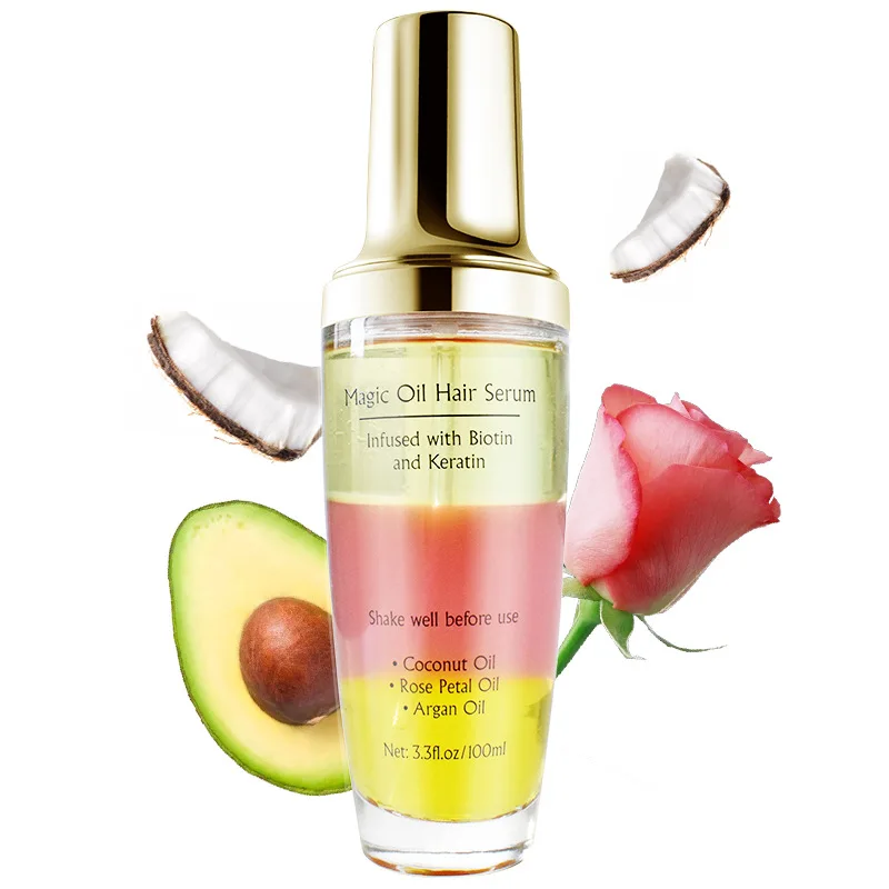 Hair Conditioner Three-layer three-color hair care essential oil OEM nourishing and smoothing repair hair essence