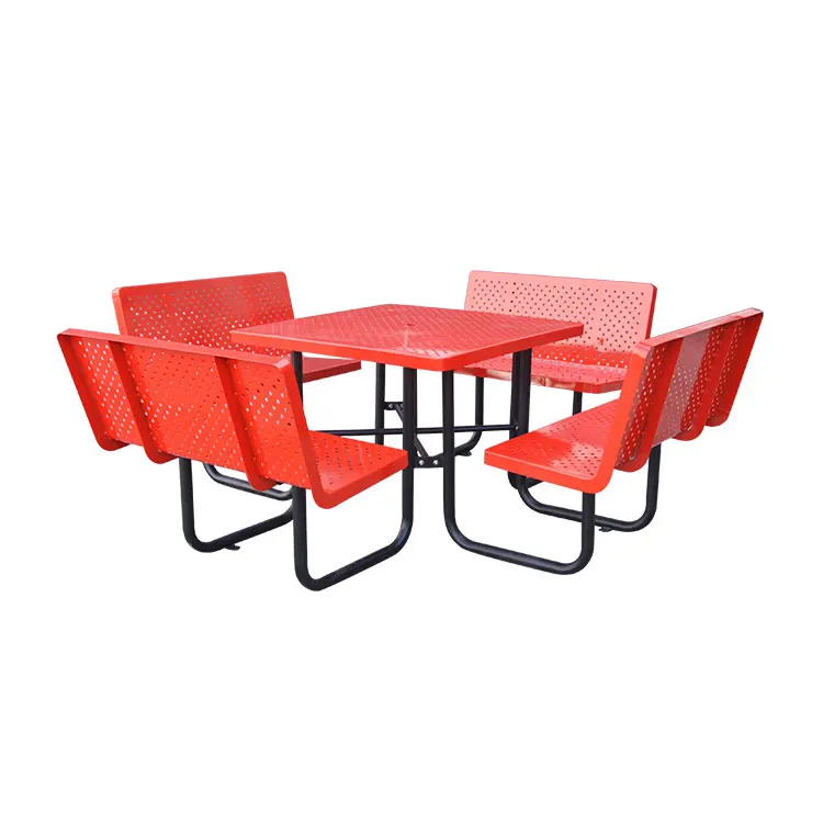 modern outdoor restaurant dinning table with chair luxury patio large metal picnic table