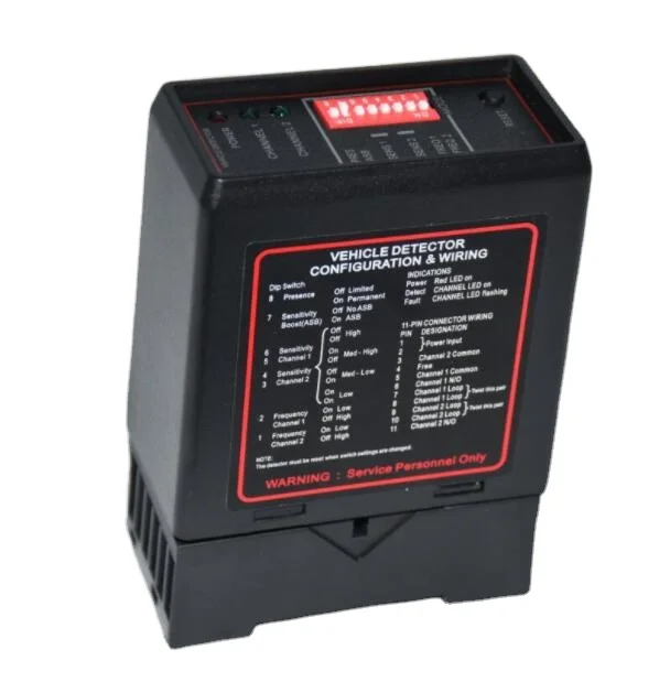 AC PD232 Car Access Control Dual Channel Sensor/Safety Vehicle Loop Detectors for Gate Barrier