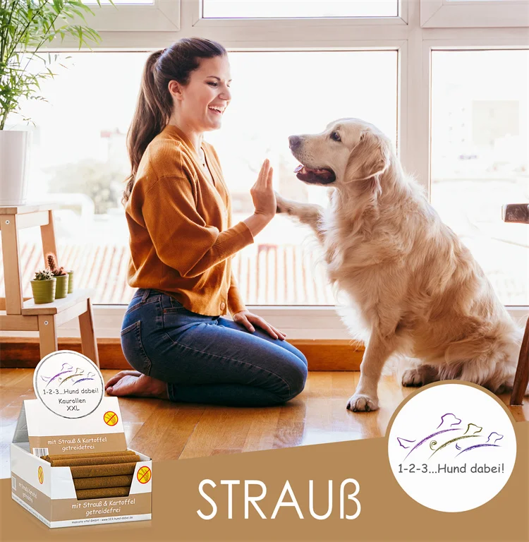 Premium Quality Mascota Vital Meat And Animal By-Products At Least 4% Ostrich Chewing Stick XXL For Export Sale