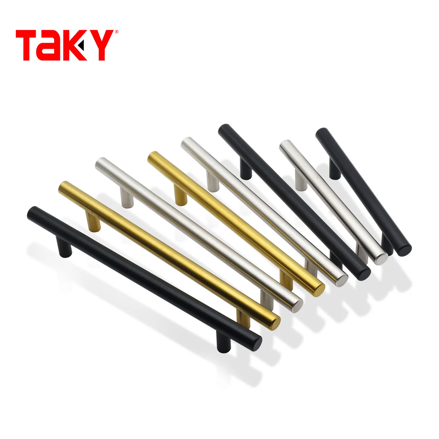 Мебель 224 мм роскошный цинковый сплав алюминиевый кухонный шкаф дверная Т-образная ручка