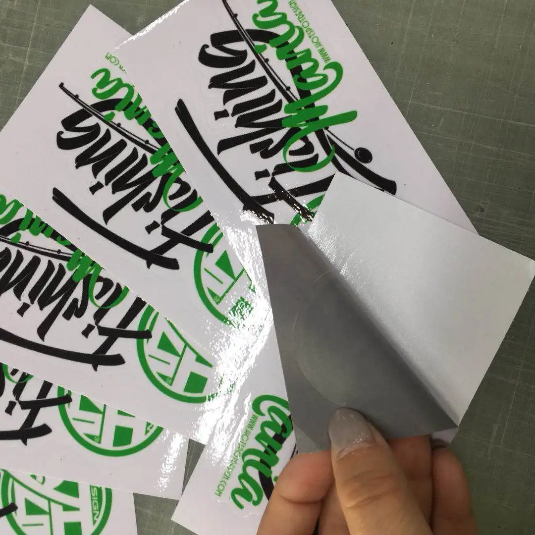 Высекающие высококачественные УФ-стойкие виниловые наклейки на заказ, наклейки из ПВХ