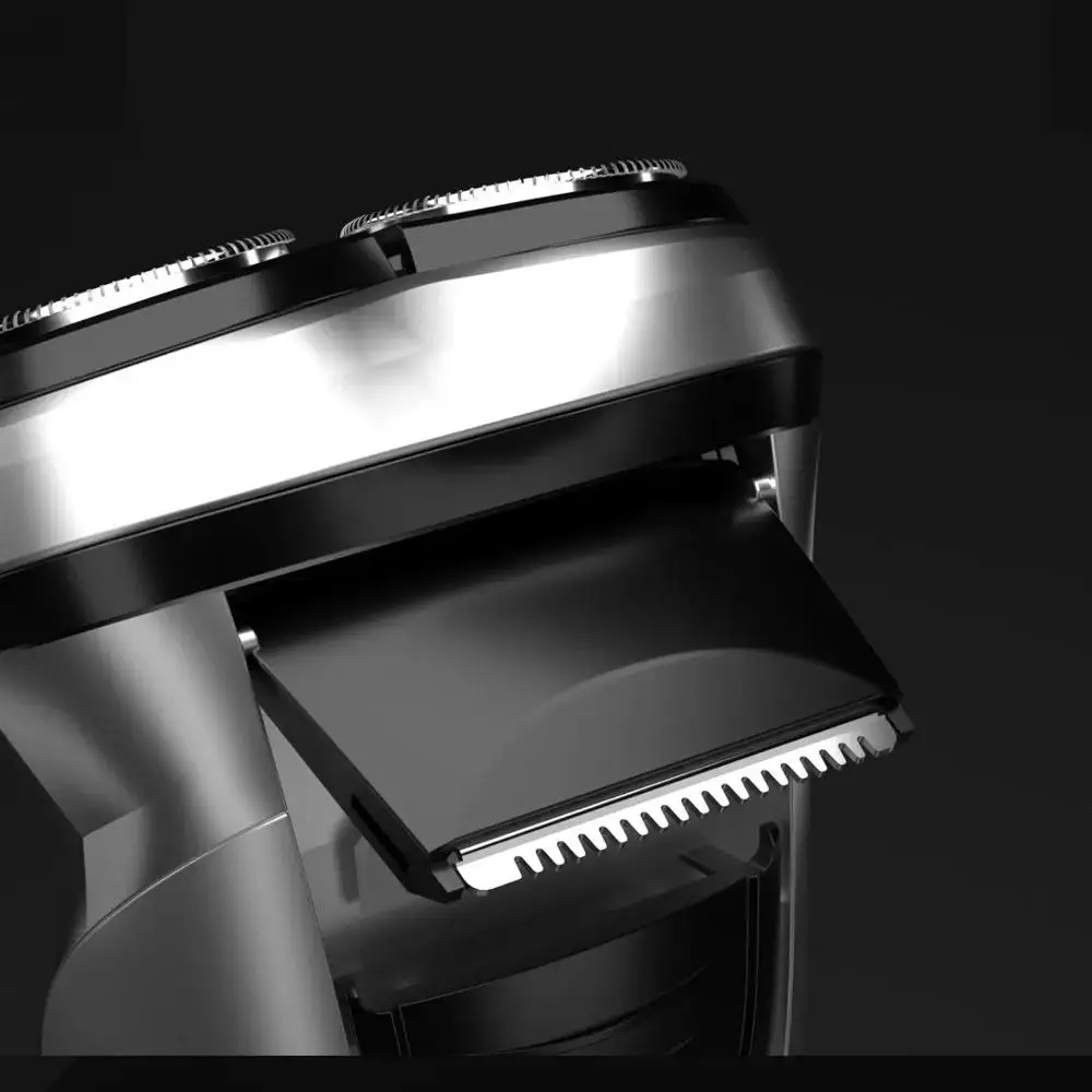 BlackStone Electric Shavers Washable 3D Triple Floating Blade Head Shaver Electric Rechargeable For Men