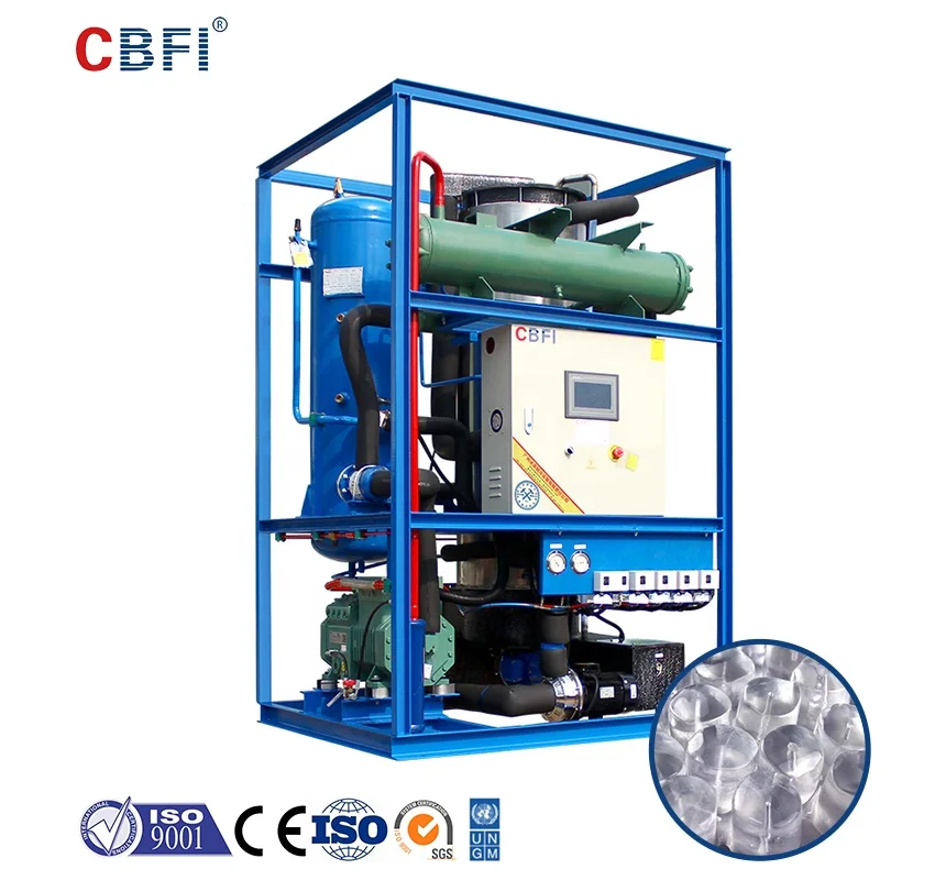 Fully Automatic 1 Ton Ice Tube Making Machine Ice Tubes 3000kg