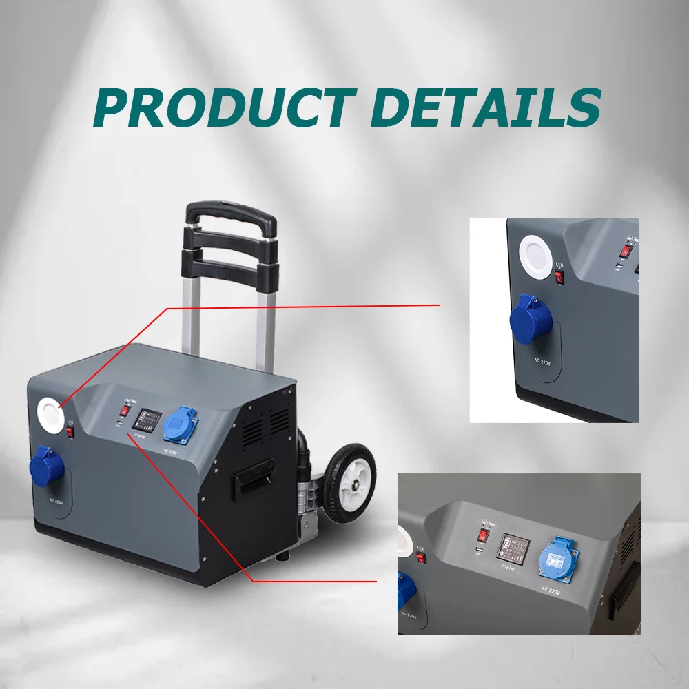 Lisha Flash Sale Low Maintenance 25.6V 100Ah 3KW Industrial Mobile Power Supply Solar Energy System Lithium ion Battery