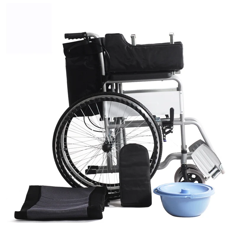 Factory cheap Price Folding Lightweight Wheel Wheelchair Front Wheels Manual disabled Wheelchair