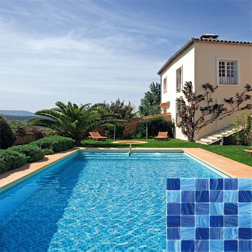 Плавательный бассейн плитки мозаики синий термоплавкая краска для мозаичные изделия из душевой пол отверстиями Поддерживаемые мозаичная плитка