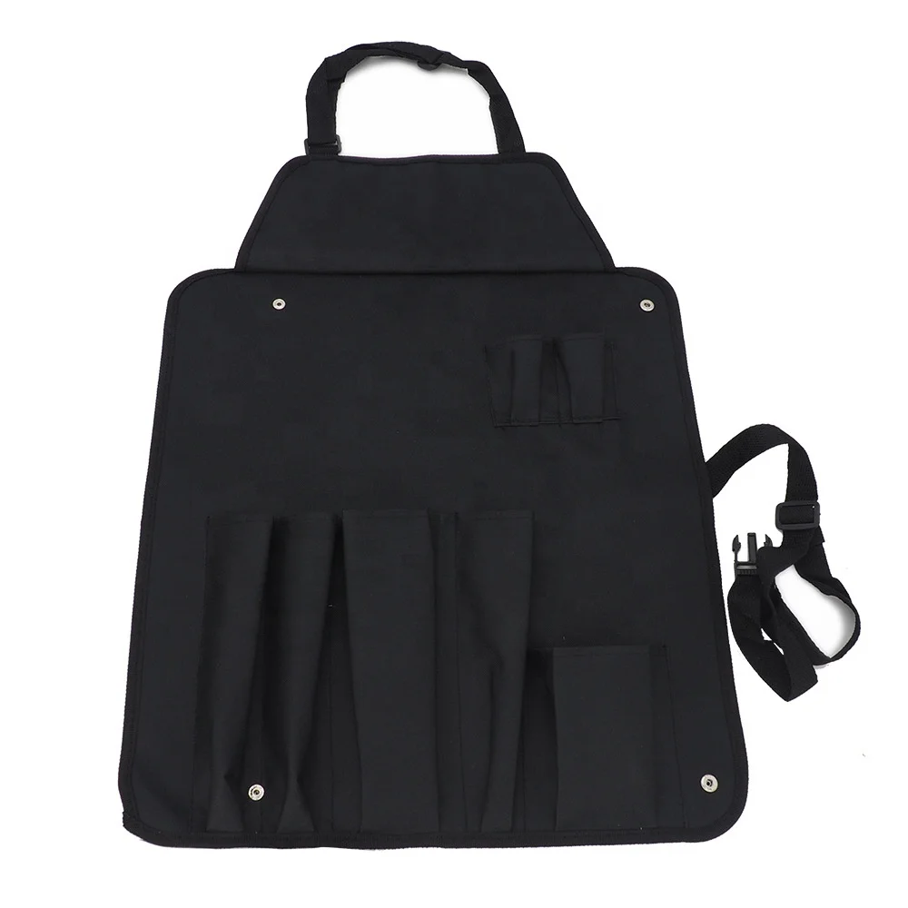 BBQ Grill Accessories Tools Set wooden handle Grilling Tools with apron Tongs knife fork