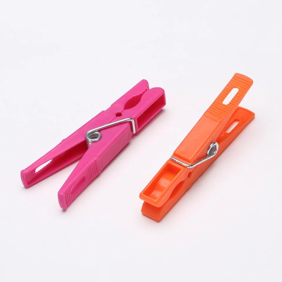 High Quality Colored Clothes Pins Laundry Clothespins for Closure on Clothes and Linens Plastic Clothes Pegs