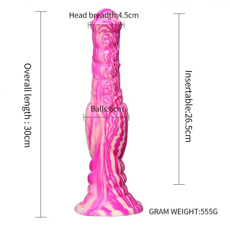 1 Pcs Order Horse Big Penis Condom Simulation Of Double Gun Dildo 106 Inch Realistic Large Sex Animals Mediterranean