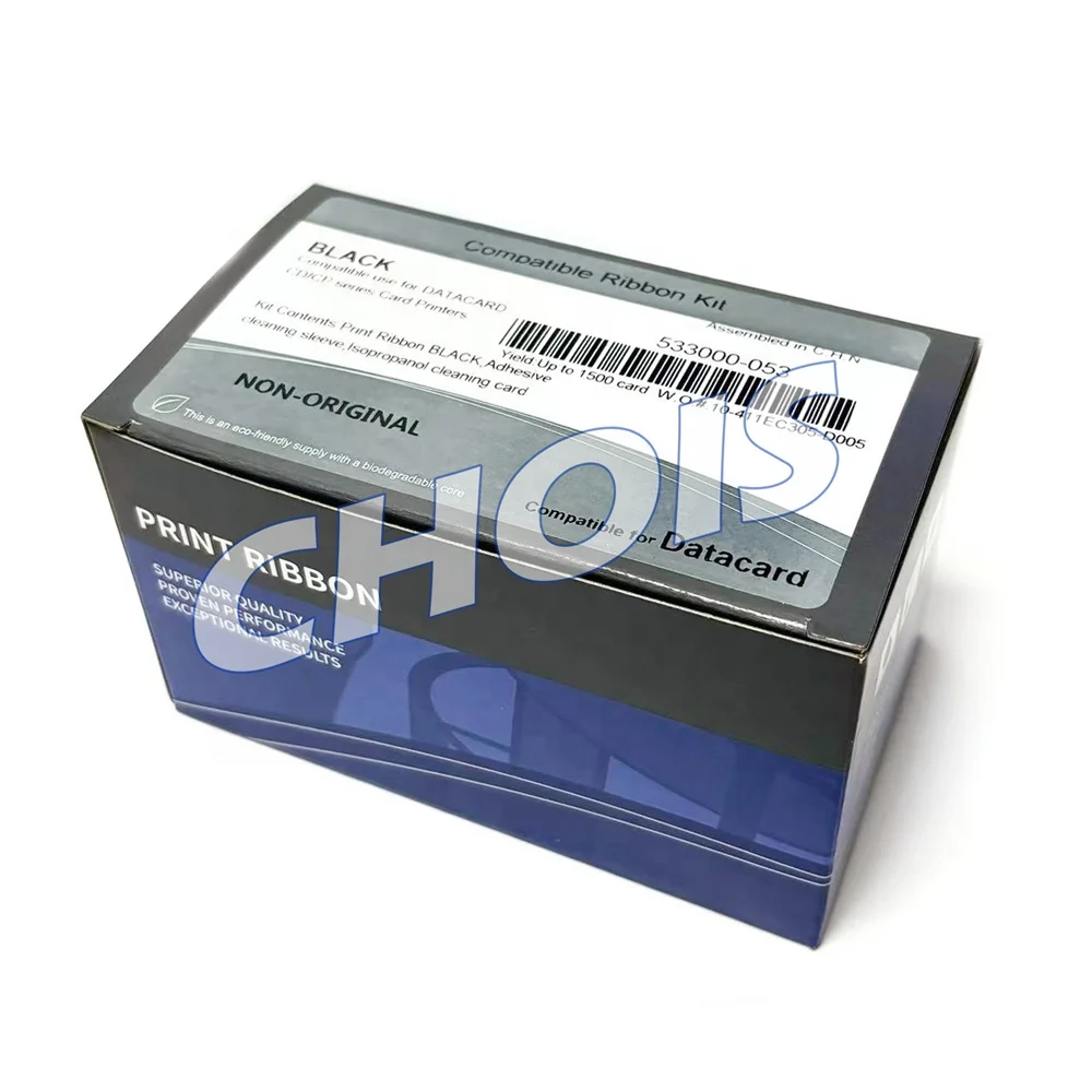 Compatible Datacard 532000-053 Black Ribbon For SP, SD, FP Series Card Printer