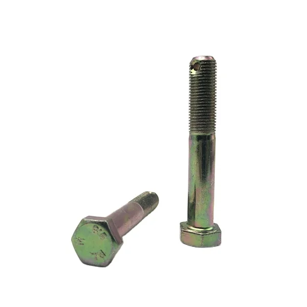 Factory direct sales of high-quality hexagonal head bolts with hole bolts fine pitch A and B grades