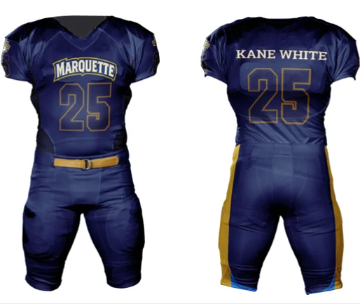 Custom Team American Football Wear Wholesale Sublimation American Football Uniform Set