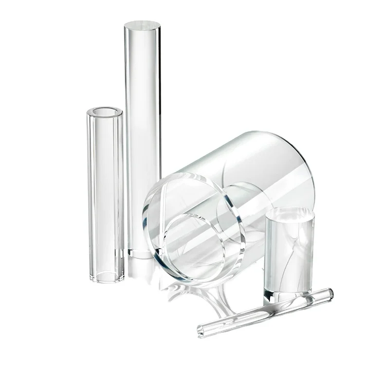 Wholesale different colors transparent round colored acrylic plastic tubes