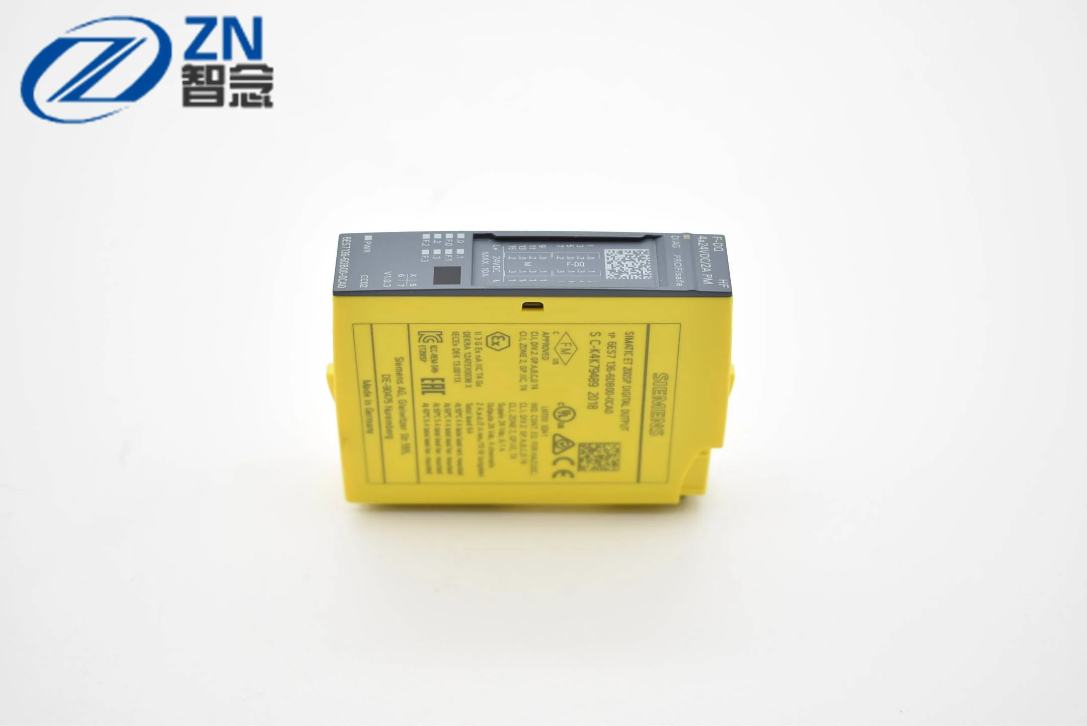 6ES7136-6DB00-0CA0 SIMATIC DP Electronics module for ET 200SP, F-DQ 4X24 V DC/2A, 15 mm width