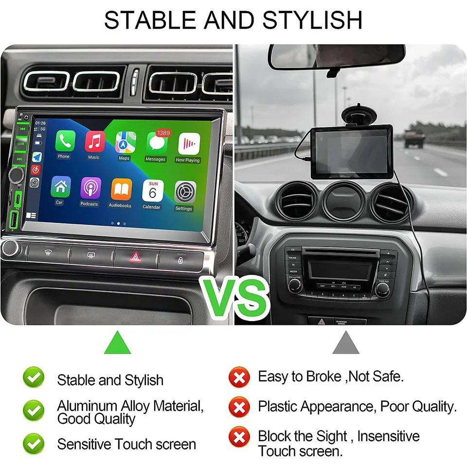 OEM car accessories 9-inch Android car stereo DVD player with reverse camera