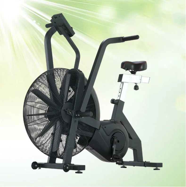 Commercial bike air shock suspension air resistance bike airbike crossfit air bike