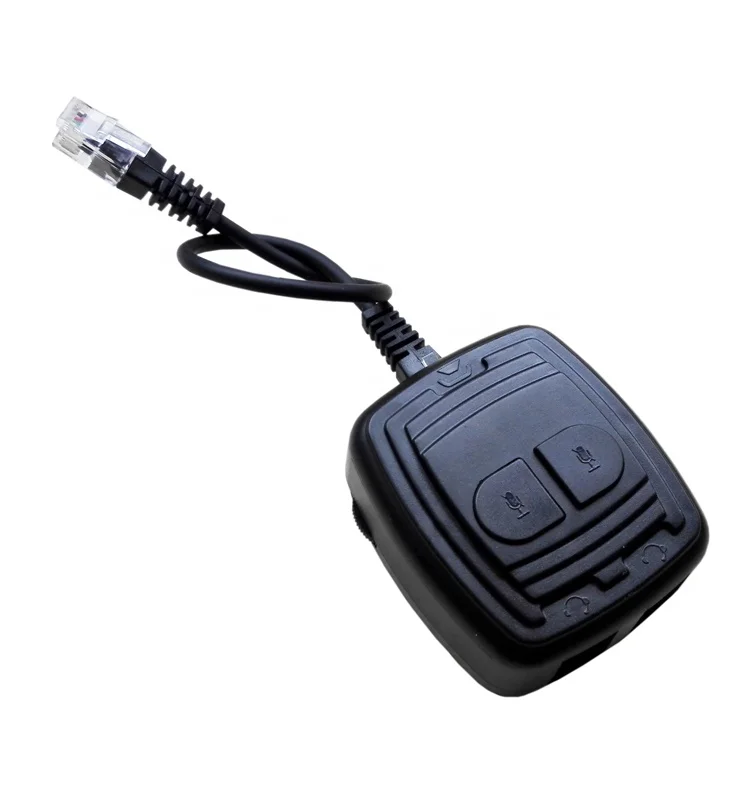 Call Center Headset Buddy Training Switch Adapter with Mute and Volume Control