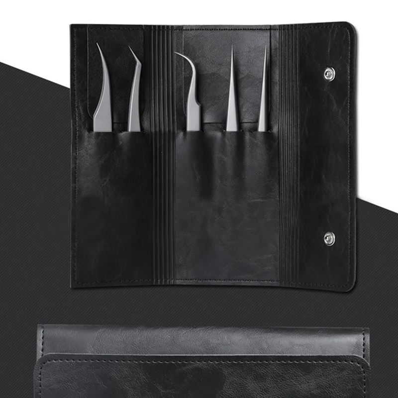 Набор пинцетов для наращивания ресниц 5 шт. в 1