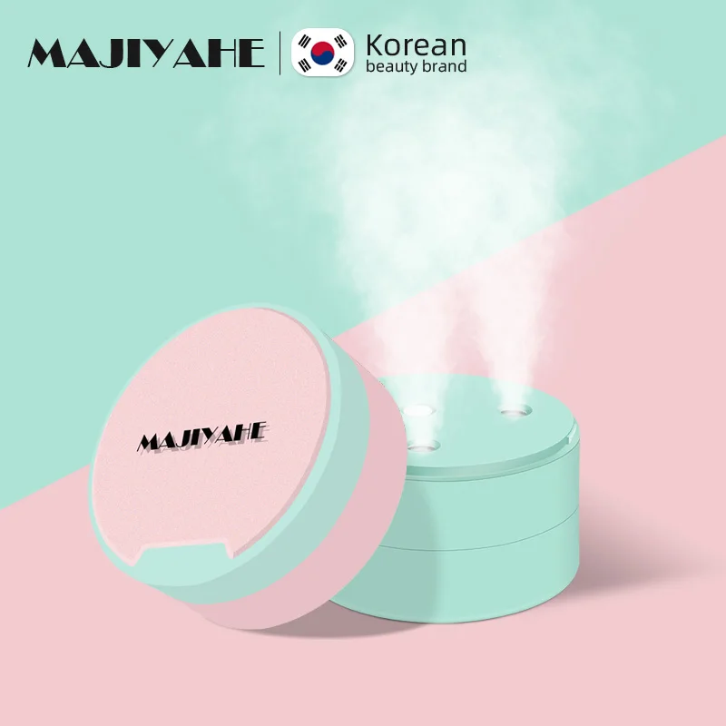 New Organic Moisturizing Brightening Air Cushion BB CC Cream Foundation With Mini Portable Humidifier