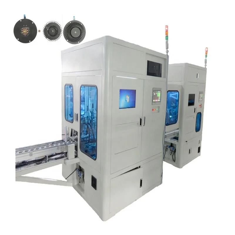 Cooling Fans Automatic Assembly Machine Manufacturing Plant Blue Stainless Steel Axial Flow Fans Dc Axial Flow Fan Cw Ccw YC