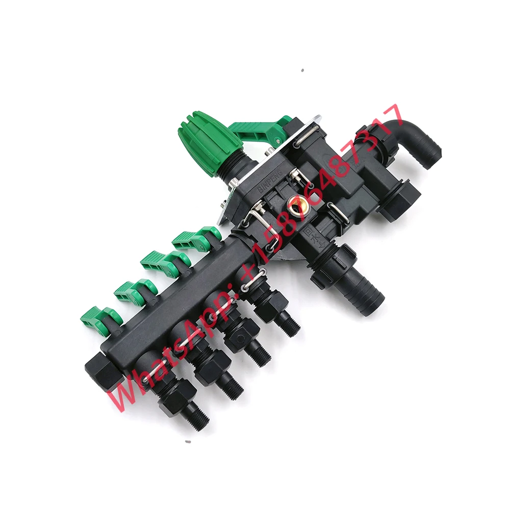 Hose Spliter Four Way Diverter Agricultural High Pressure Voltage Stabilizer Control Valve for Sprayer Connector Spliter
