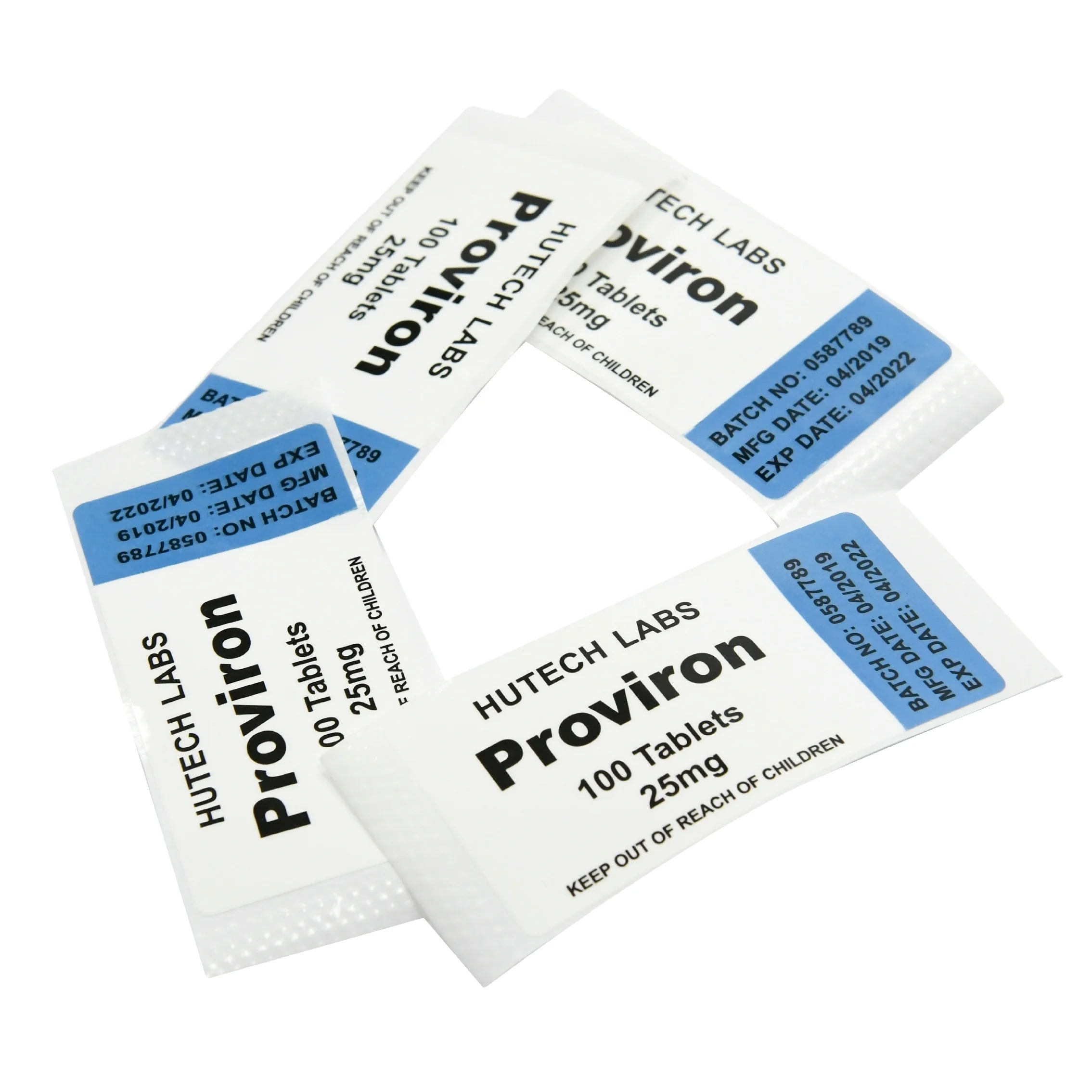 Strong adhesive label printing custom sticker