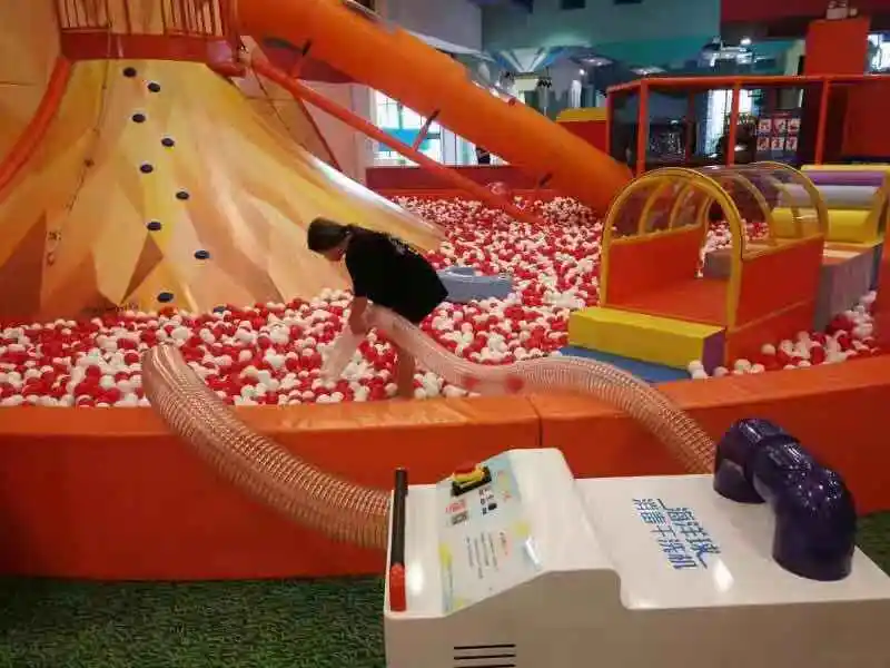 Indoor Playground Dry Ball Pool Cleaning Equipment Children Ball Pool Wash Machine Plastic 2 Years JB-KL05-01 900*450*600mm 45KG