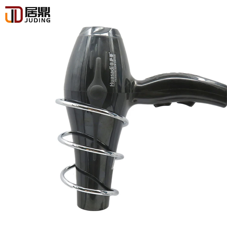 High quality popular Bathroom accessories Wall Mounted Metal Wire Hair Dryer Holder