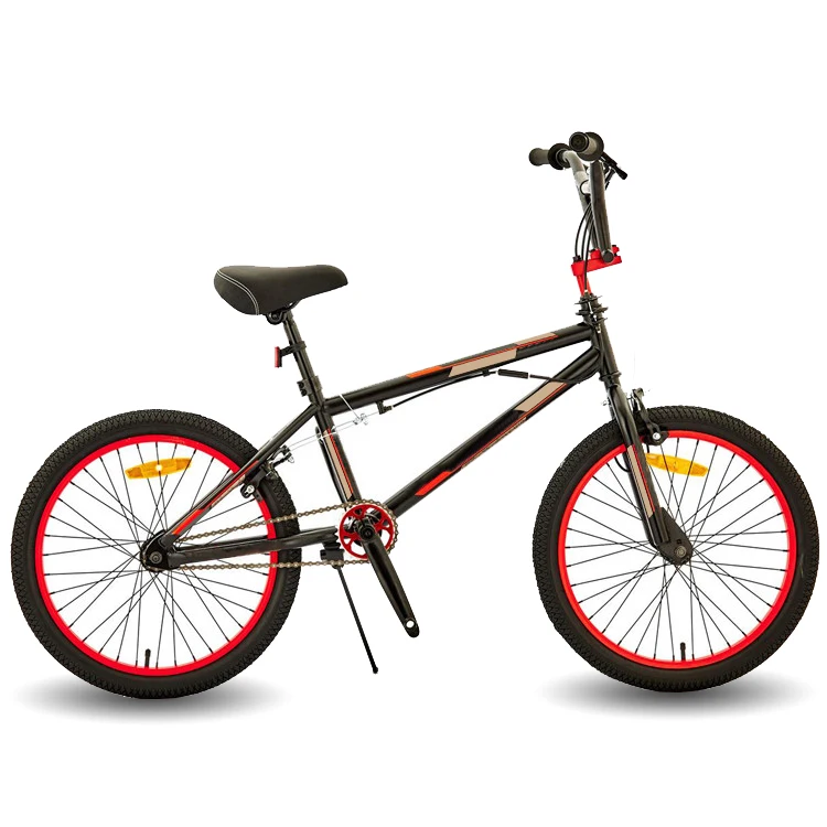 Горный велосипед BMX 20 дюймов подходит для любителей среднего и высокого класса с прострочкой красного черного цветов/фристайл bmx