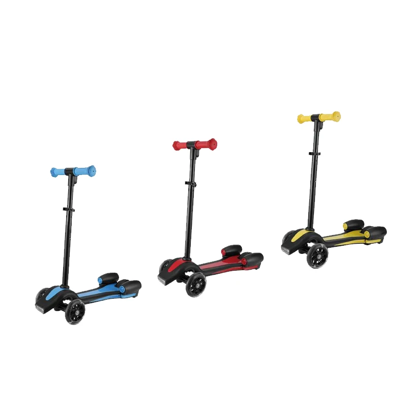 
High Quality Made Certificate Wheels Rocket Scooter Children Foldable Kids Kick Scooter 