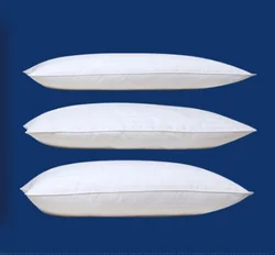stripe jacquard fabric cotton neck pillow fashion soft pillow Hot Sale Luxury White Goose Down Standard Feather Pillow