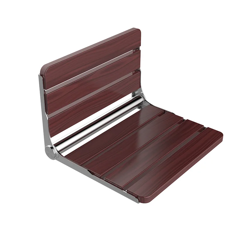 Wall Mounted Wooden Folding Shower Seat